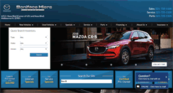Desktop Screenshot of bonifacehiersmazda.com